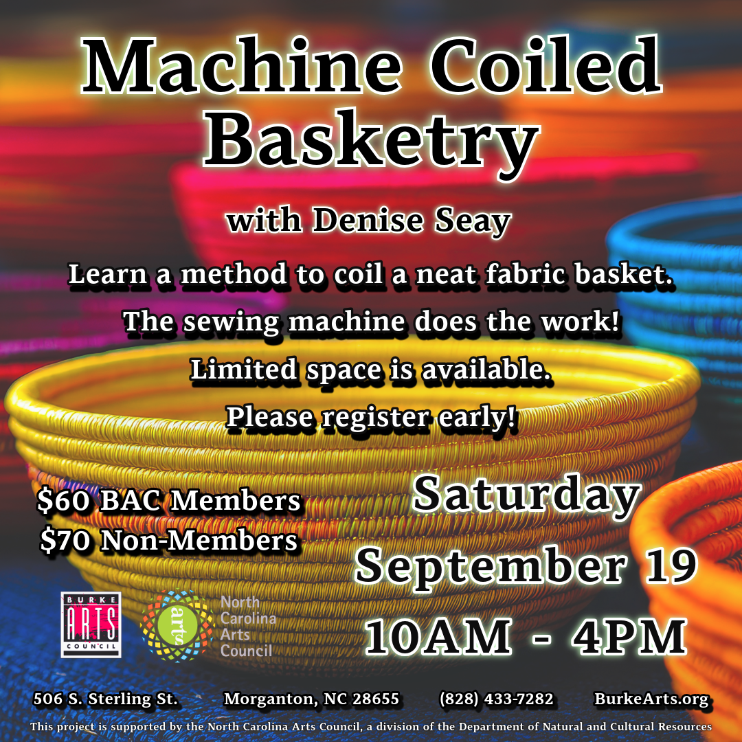 Machine Coiled Basketry with Denise Seay