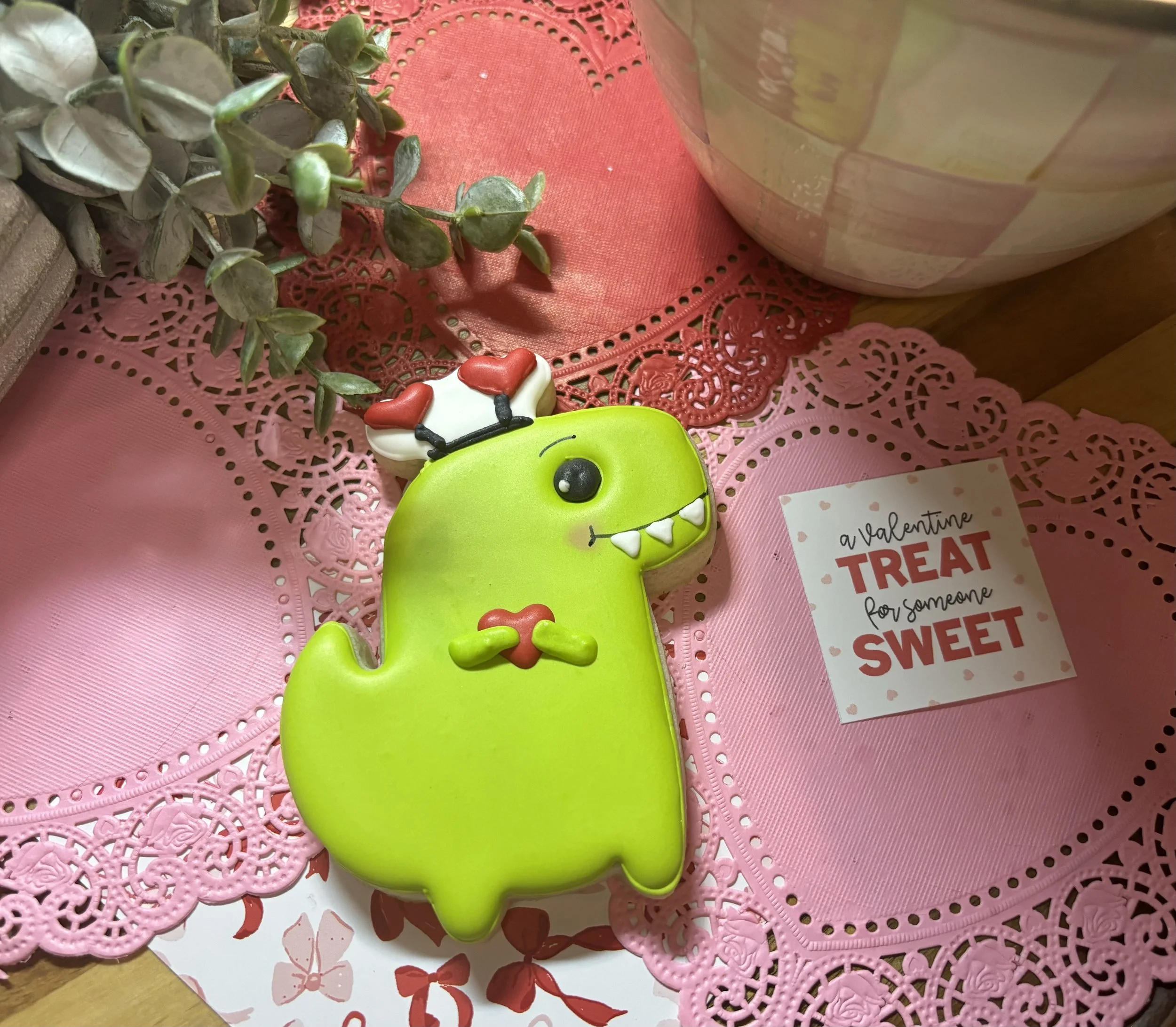 Valentine Dino Cookie