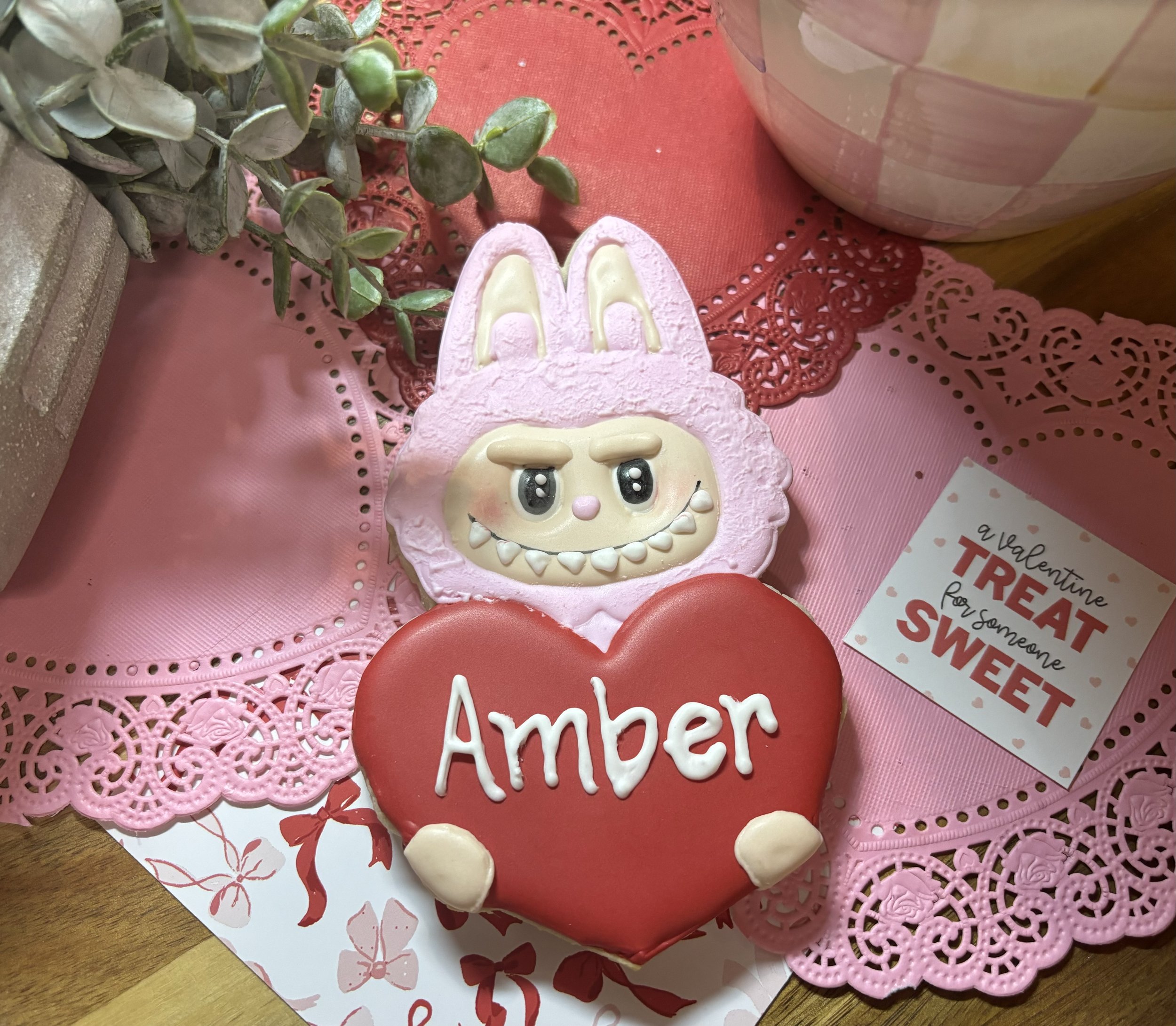 Personalized Labubu Cookie