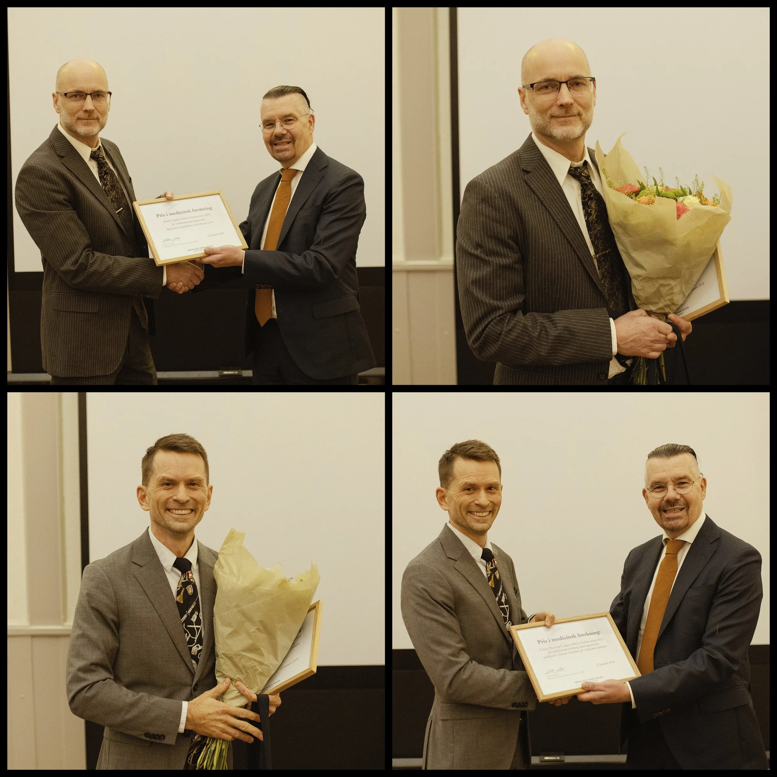 Miljonpriser till forskning kring folksjukdomar