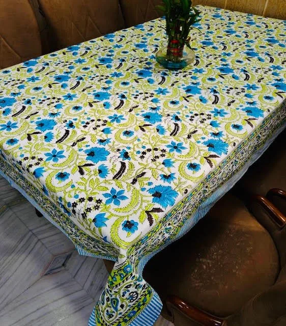 Blockprinted Table Cover