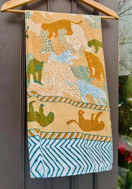 Blockprinted Cotton Scarfs (various prints)