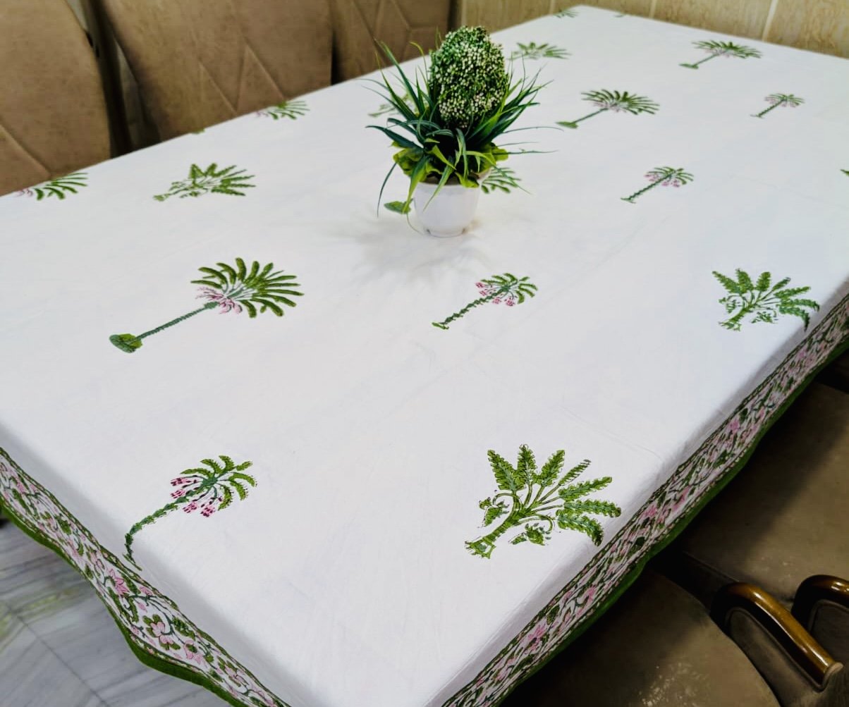 Blockprinted Table Cloths- 6 seater