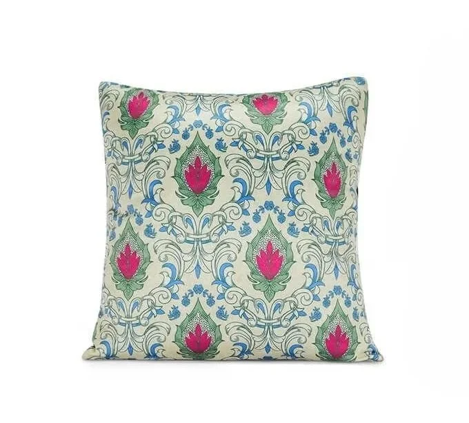 Floral Velvet Cushion Cover
