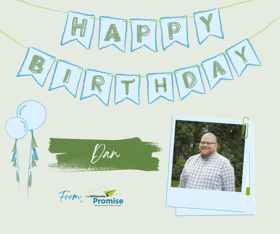 Happy Birthday to our amazing Dual Credit Engagement Specialist, Dan! We wish you the best day ever. 🥳🧁