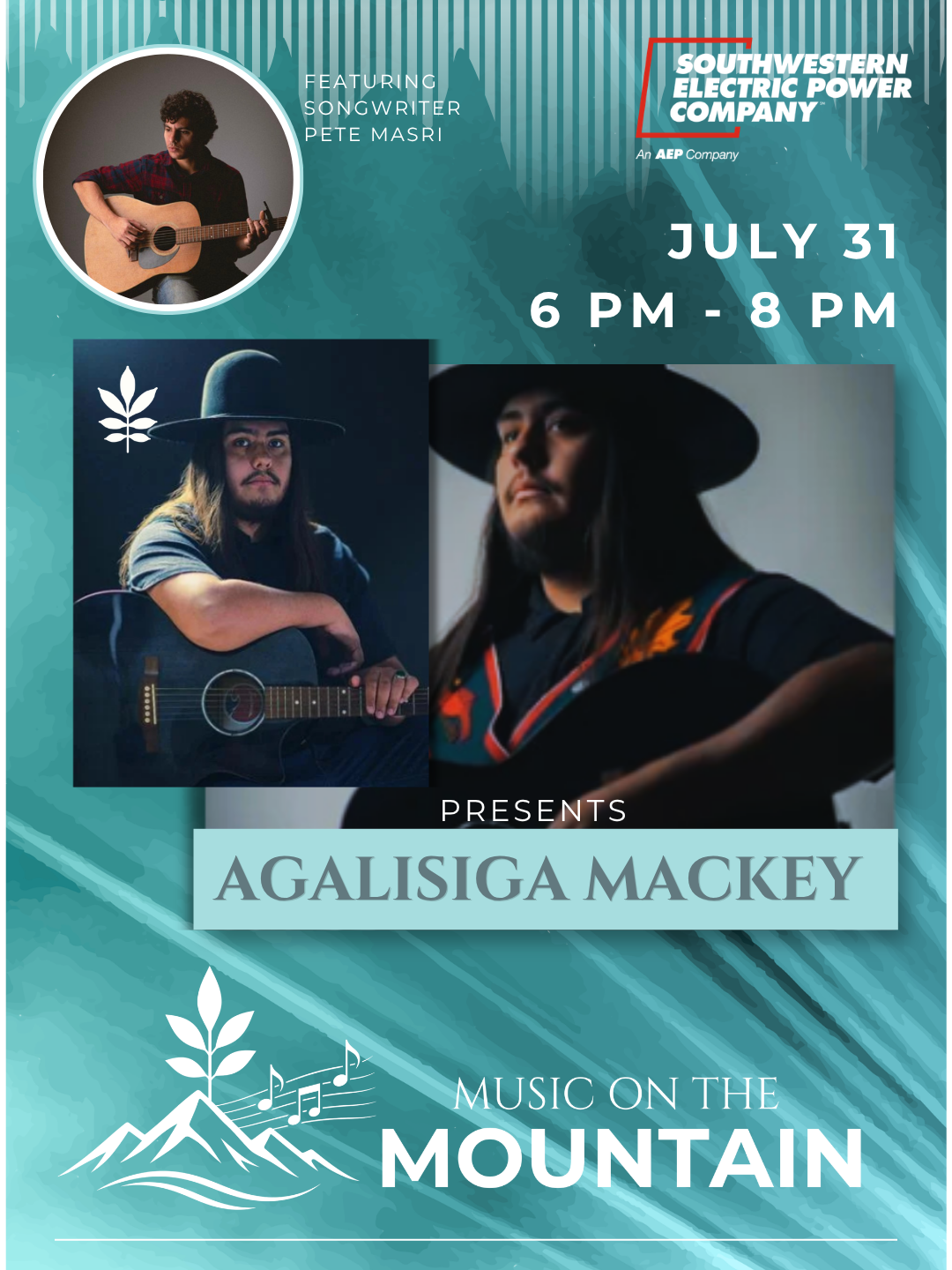 Agalisiga Mackey + Pete Masri