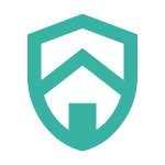 Icon of a shield and a home for Insurance services