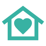 Icon of a home and a heart for Mortgage & Lending Advice