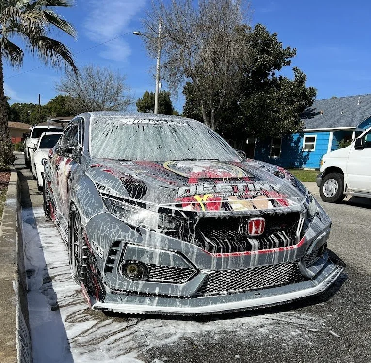 Honda Civic Type R detailed in Los Angeles