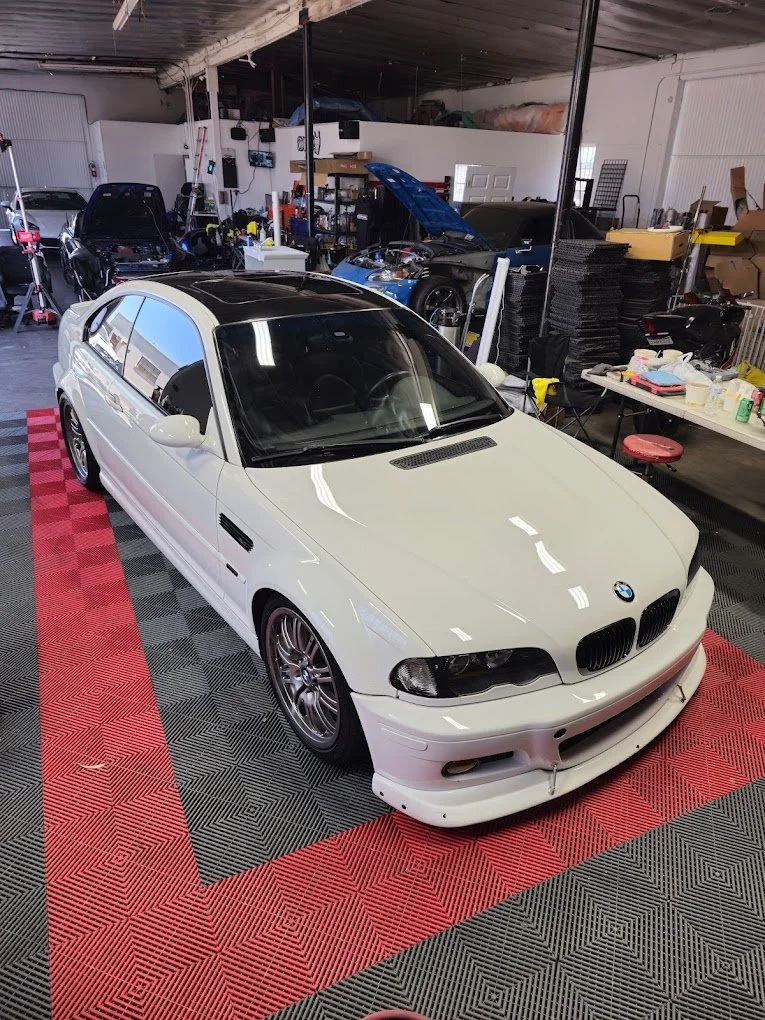 White BMW exterior detailing San Gabriel Valley