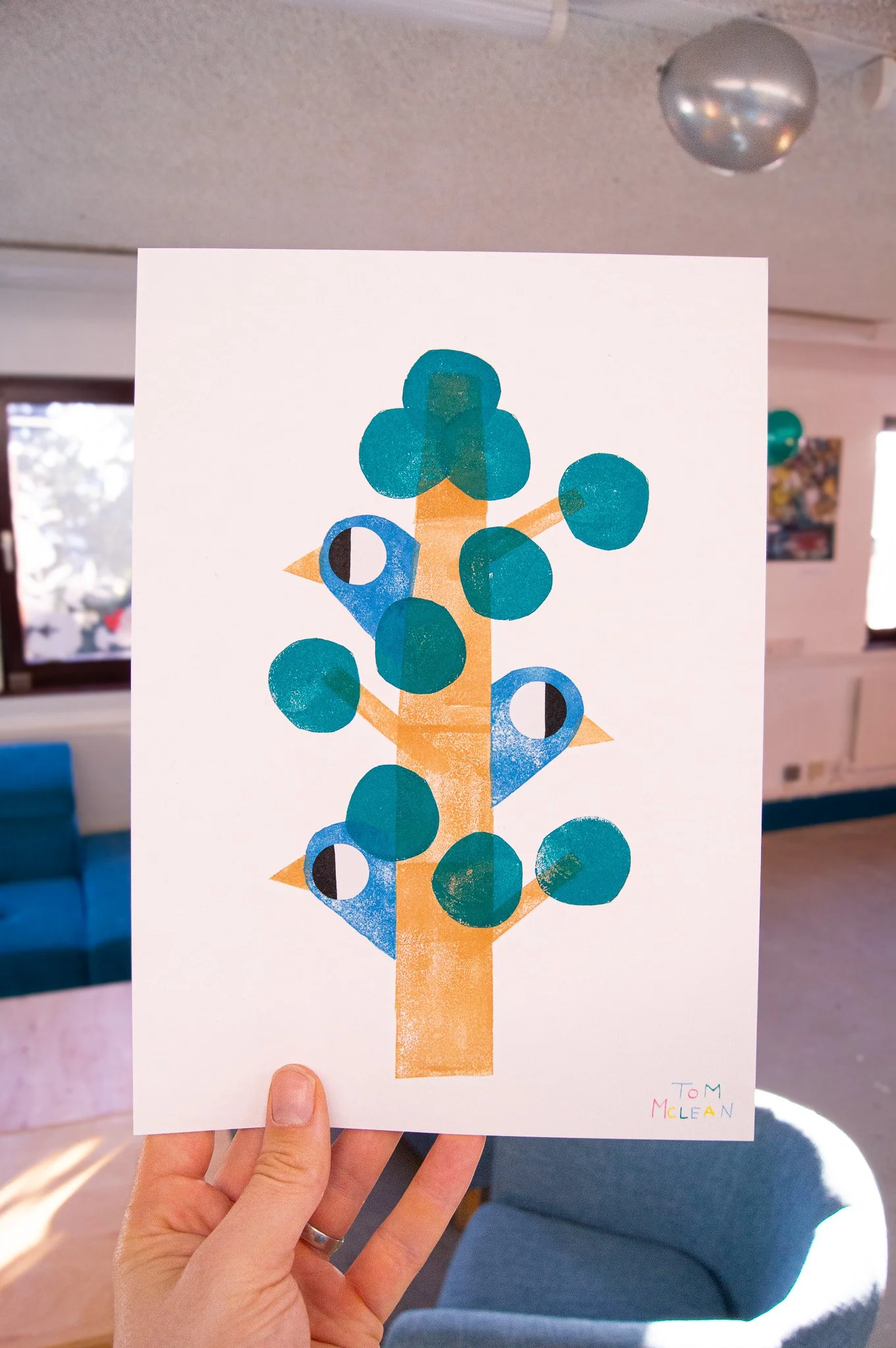 Childrens Illustration Bird In Tree.jpg