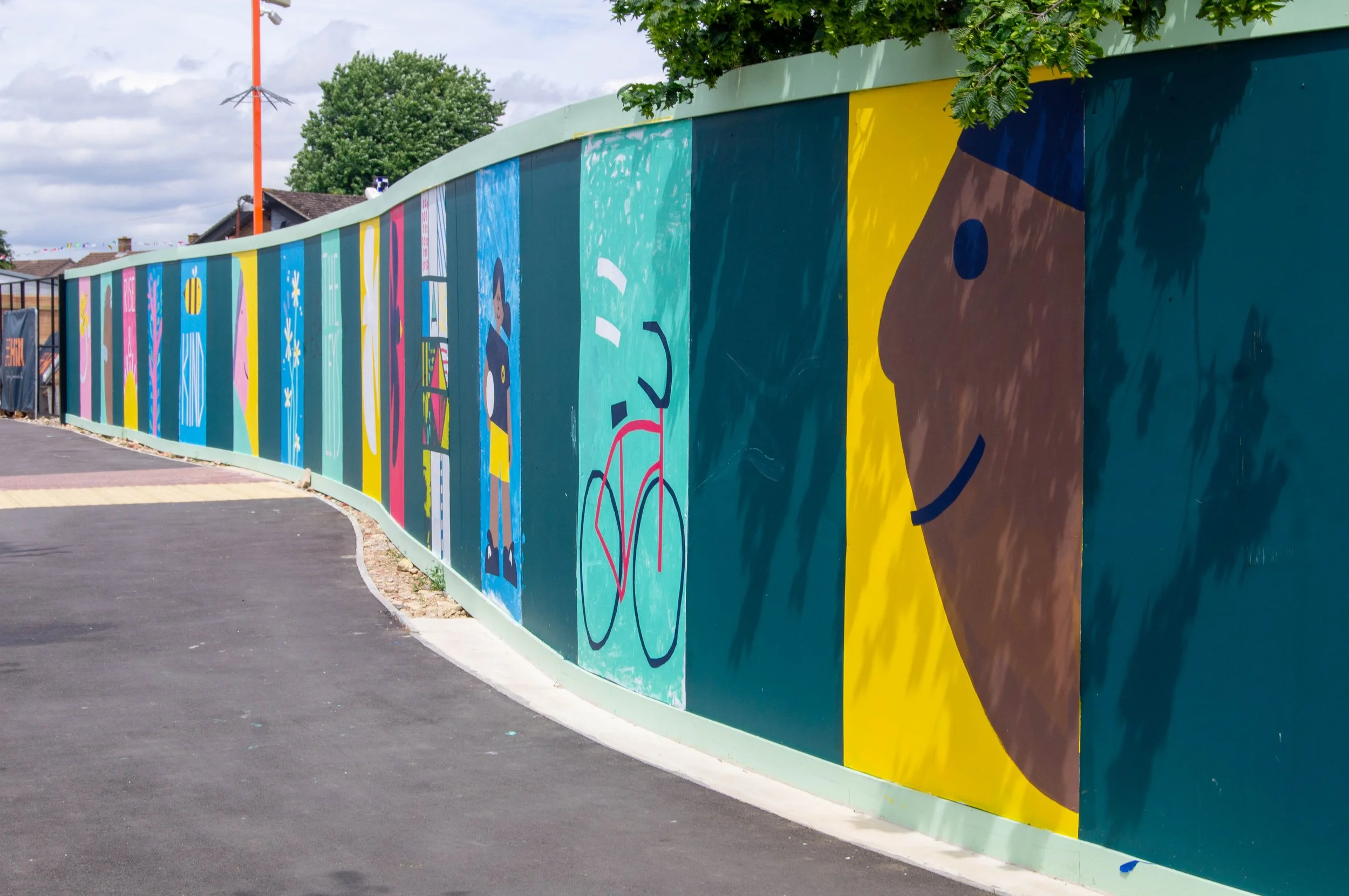 Blackbird Leys Hoarding Mural