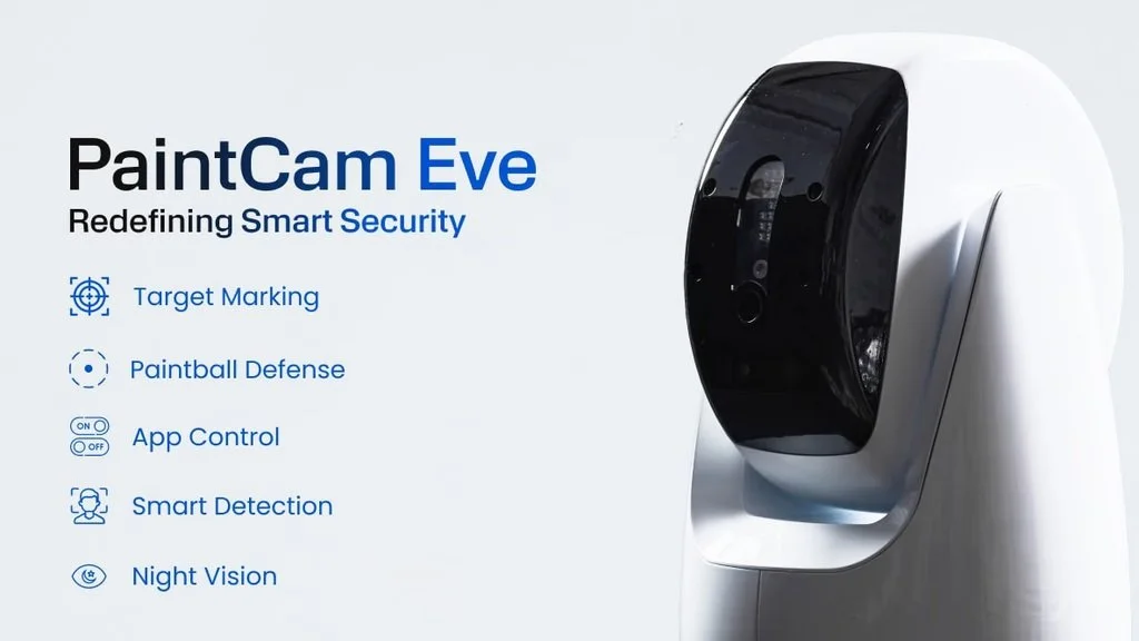 PaintCam - AI Face Recognition & Paintball Security System