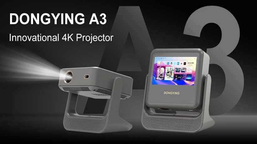 DONGYING A3: All-in-1 Projector with a Smart Touchscreen