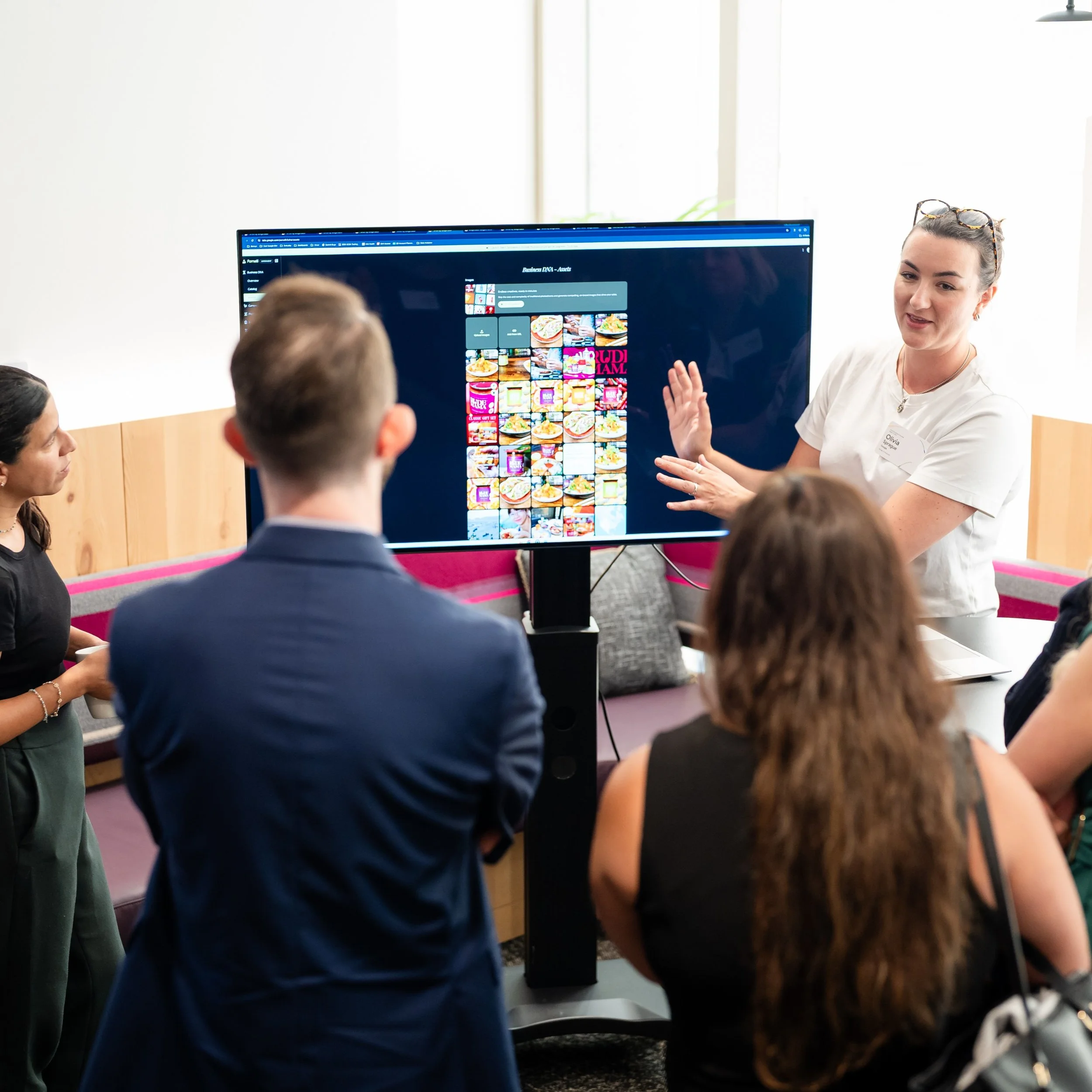 A product demonstration becomes stronger content when the people, interface, and branded setting are visible together. It shows the experience in action and gives the campaign a human centre.

#uptownmedia #ProductDemo #BrandActivation #ExperientialM