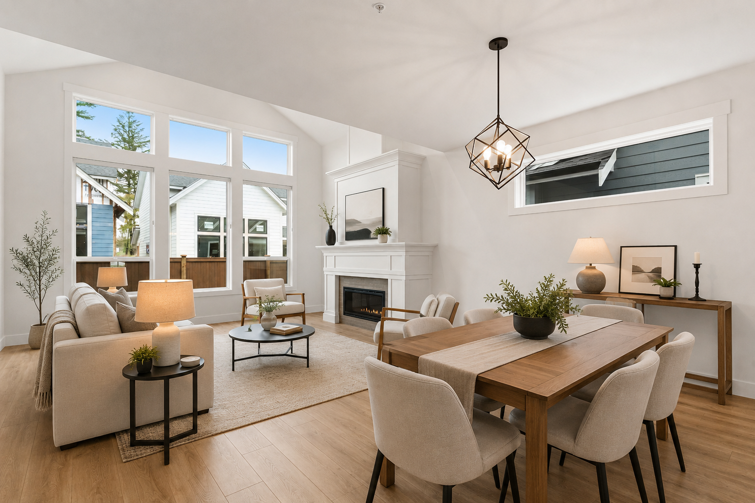 Living Room and Dinning 