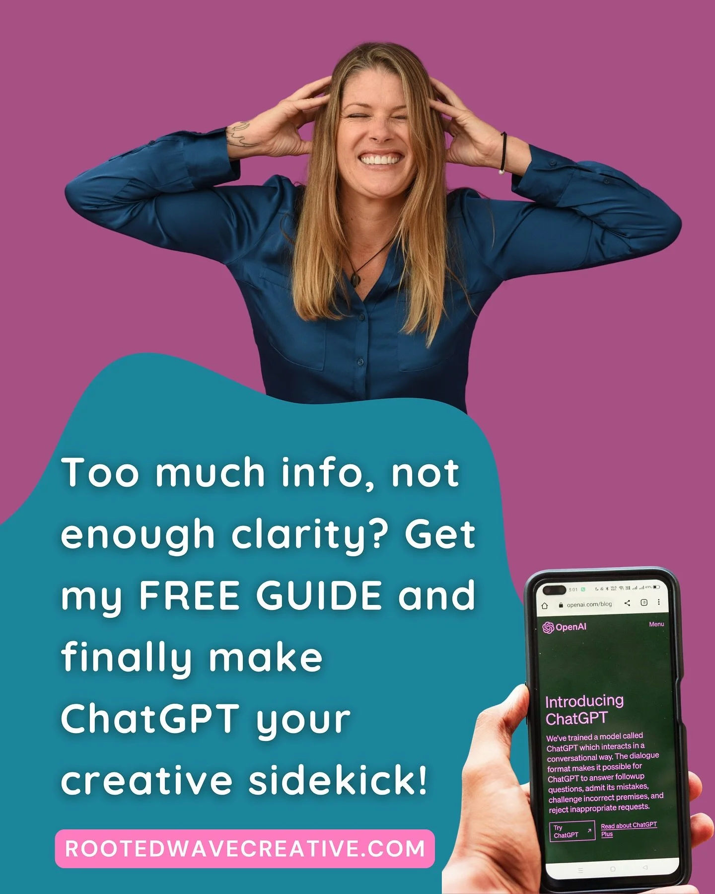 🌊Ever feel like ChatGPT just doesn&rsquo;t sound like you? Comment WAVE for your free guide 🌊

When I first tried it, the responses were stiff, robotic, and totally off-brand. 🤖

So I figured out how to train it &mdash; match my tone, write like m
