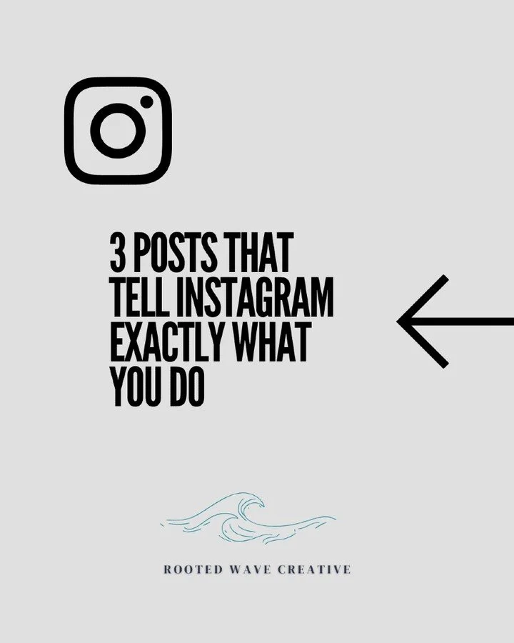 Not all posts are equal. Some posts send a CLEAR signal to Instagram about who you serve.

The signal posts: &rarr; Who you help &amp; their problem (make it bold) &rarr; Before &amp; after proof (real results) &rarr; Your method/framework (teach you