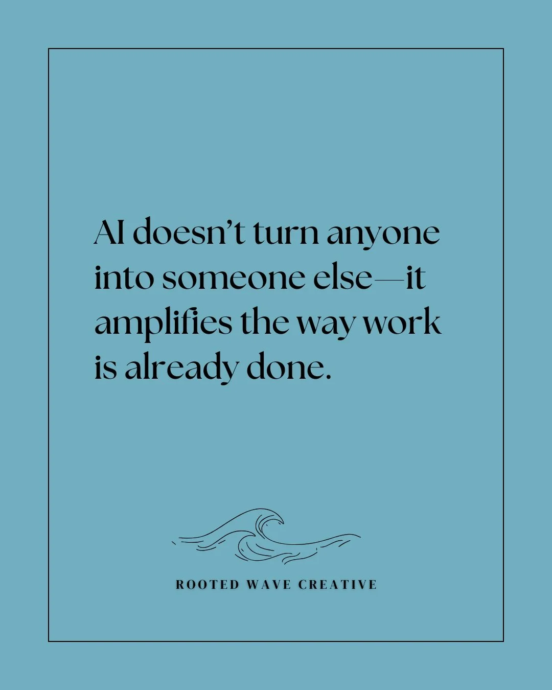 Tools shine a light on existing habits. When a business is thoughtful and values‑driven, AI can amplify that thoughtfulness with better timing and consistency. When systems are chaotic, AI will simply speed up the chaos.

That&rsquo;s why designing i