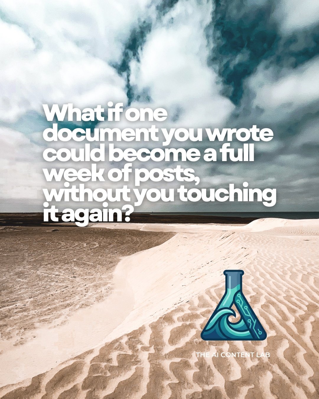 Let's talk about why content feels so disconnected for most people &mdash; because it's not random, there's actually a structural reason for it.

When every piece of content is created separately, in isolation, with a different headspace and a differ