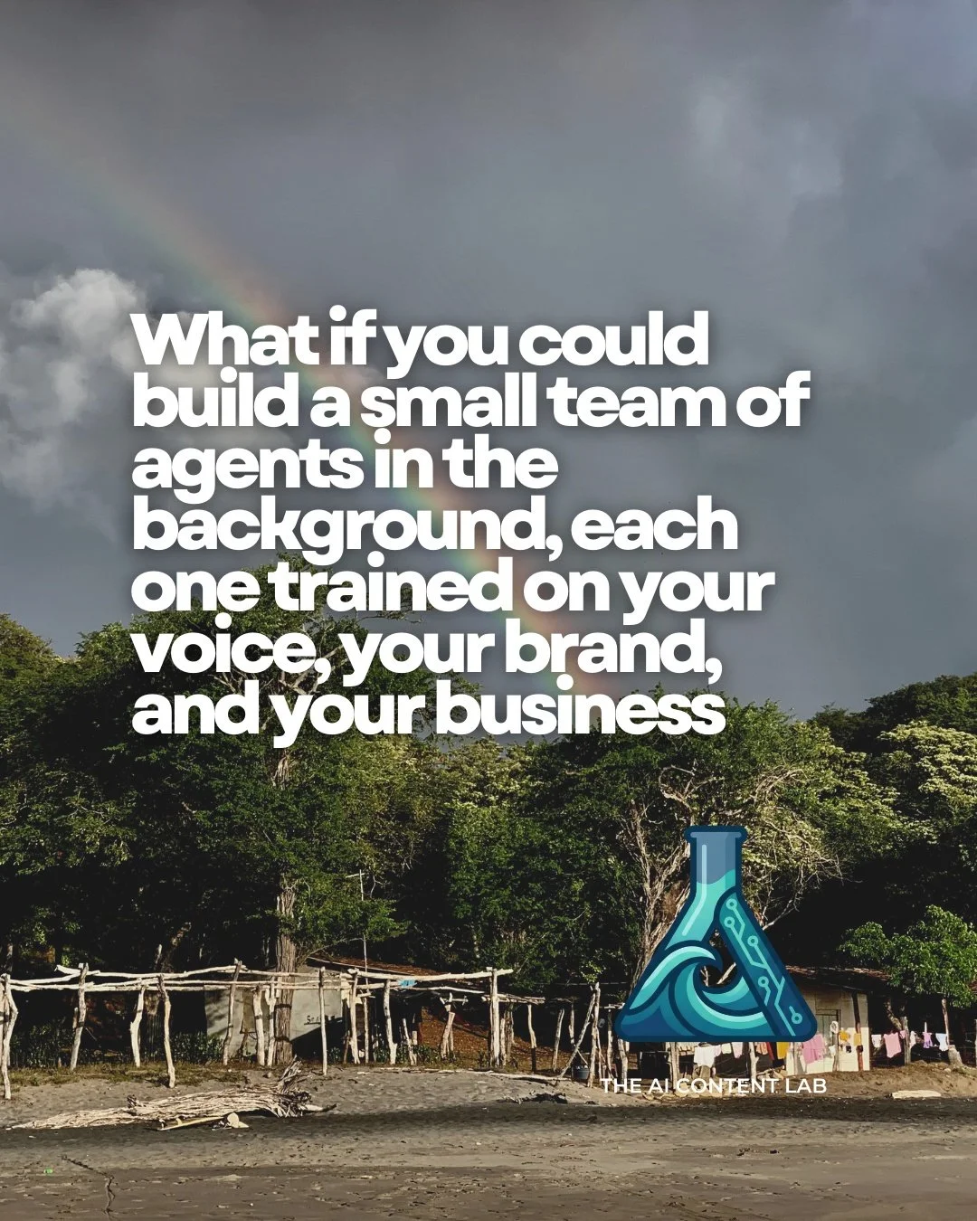 Most people think building something like this requires a developer, a big budget, or a technical background they don't have. None of that is true anymore. What it actually requires is understanding how agents work, what to feed them, and how to conn