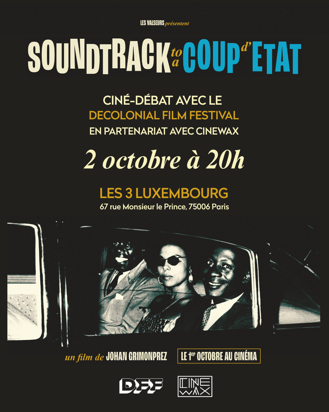 Ciné-débat SOUNDTRACK TO A COUP D'ÉTAT
