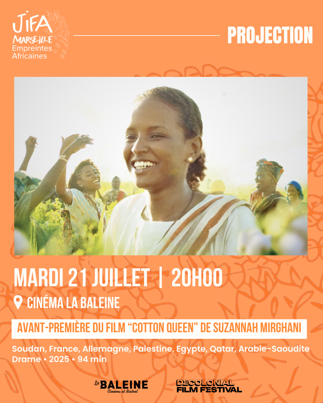 Avant-première de COTTON QUEEN de Suzannah Mirghani