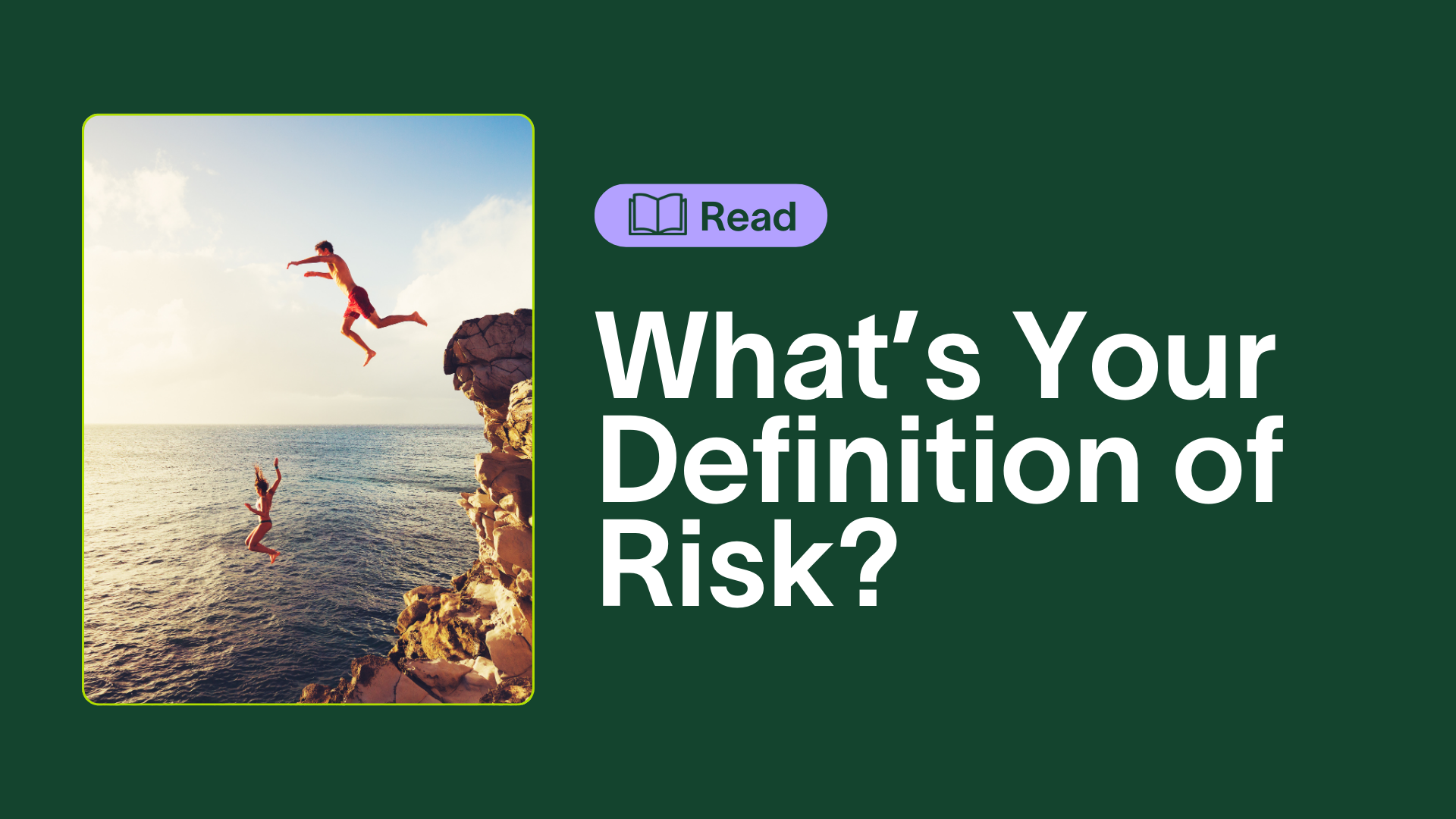 Redefining Risk: Embracing Opportunities for Personal and Professional ...