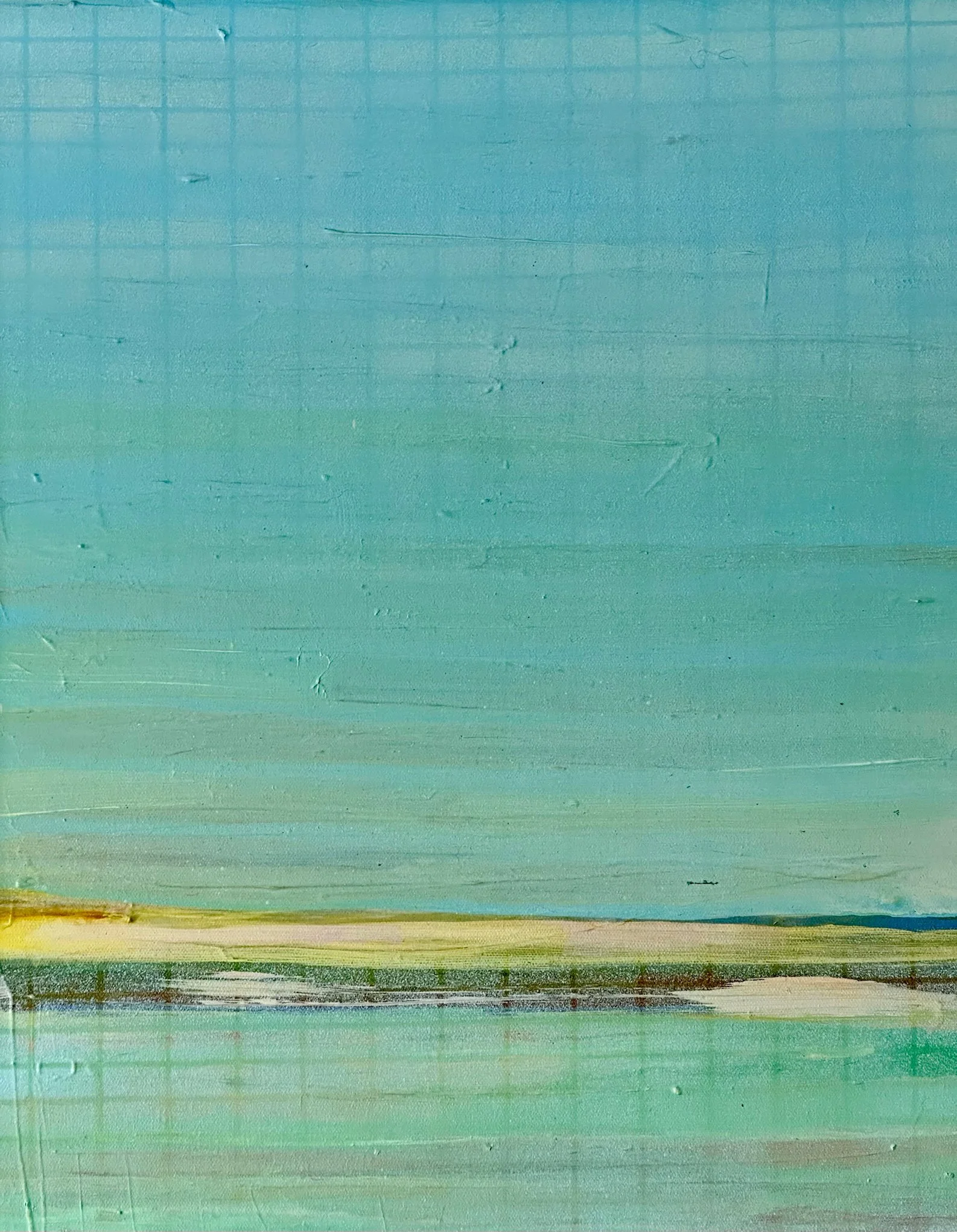 Acrylic, enamel painting on canvas © Harry Dingman