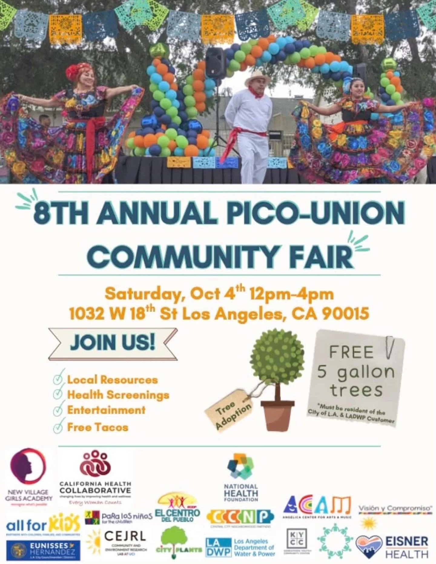 This Saturday, our ACAM Orchestra will be performing at the 8th Annual Pico-Union Community Fair! 💛 We&rsquo;re so proud of our young artists for sharing their talent and bringing music to our community. 

#ACAM #AngelicaCenterforArtsandMusic #PicoU