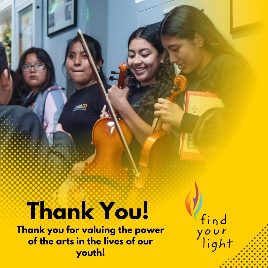 We are incredibly grateful to the @fylfoundation for supporting Angelica Center for Arts and Music. Because of supports like you, our young artists are able to receive an arts education and grow not only as musicians and performers, but as confident 