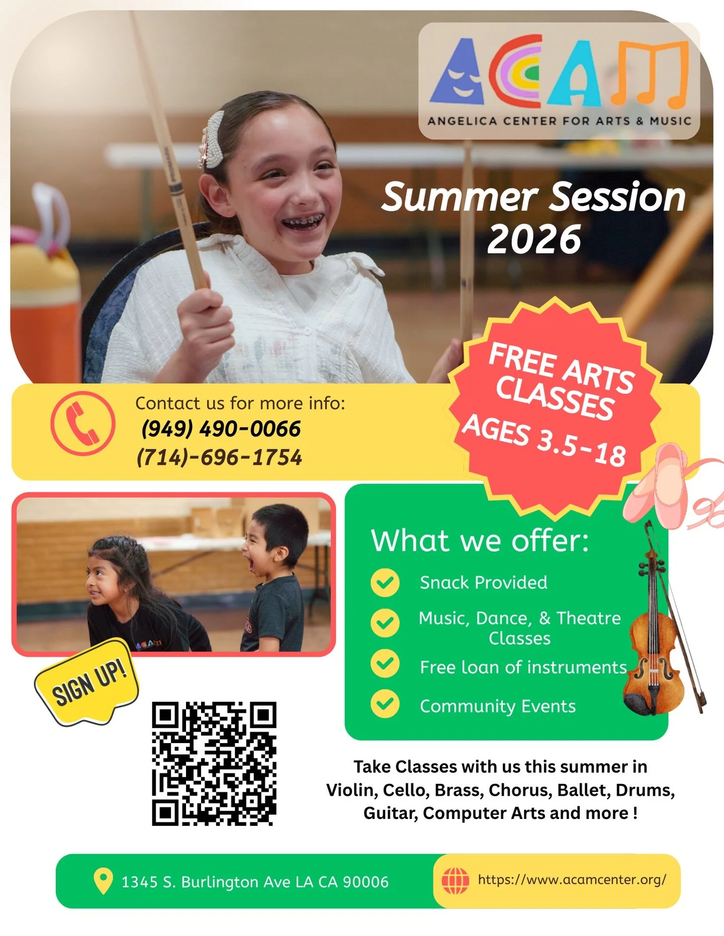 Reminder, summer is almost here! ☀️🎶 Don&rsquo;t forget to sign up your young artist for ACAM&rsquo;s summer classes! Give them a creative space to learn, grow, and express themselves. 

Sign up today through the link in our Linktree in bio!
~~~~~~~