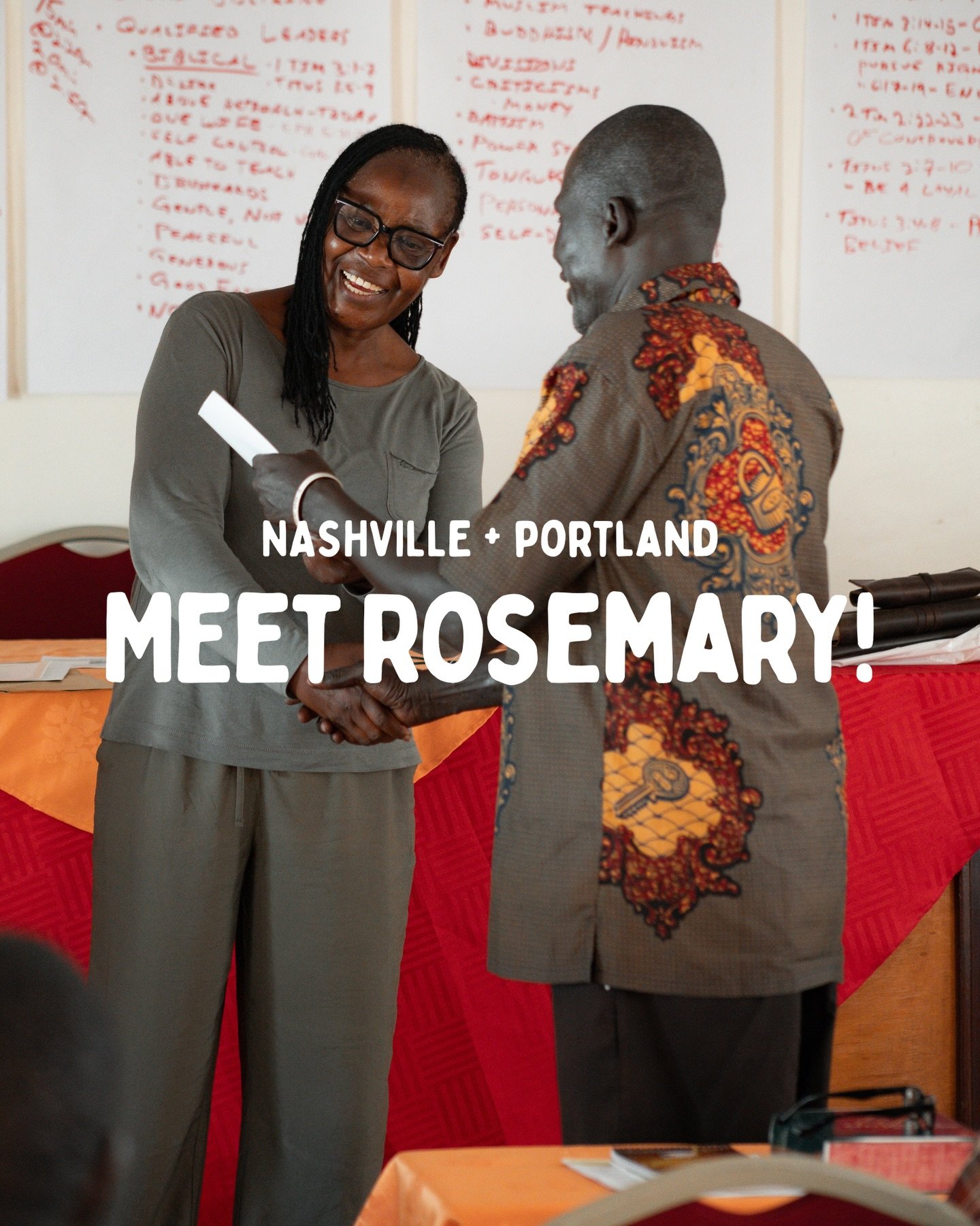 We&rsquo;re so excited to share that Rosemary will be visiting the US soon &mdash; with stops in Nashville, TN and Portland, Oregon!
 This is a special opportunity to meet her in person and learn more about the life-changing work PEACE is doing in Ug