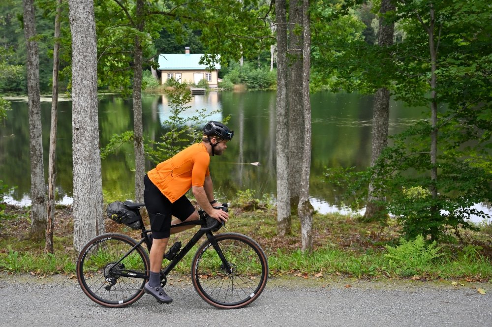 Hardpacked gravel in Dalsland West Sweden, the home of gravel