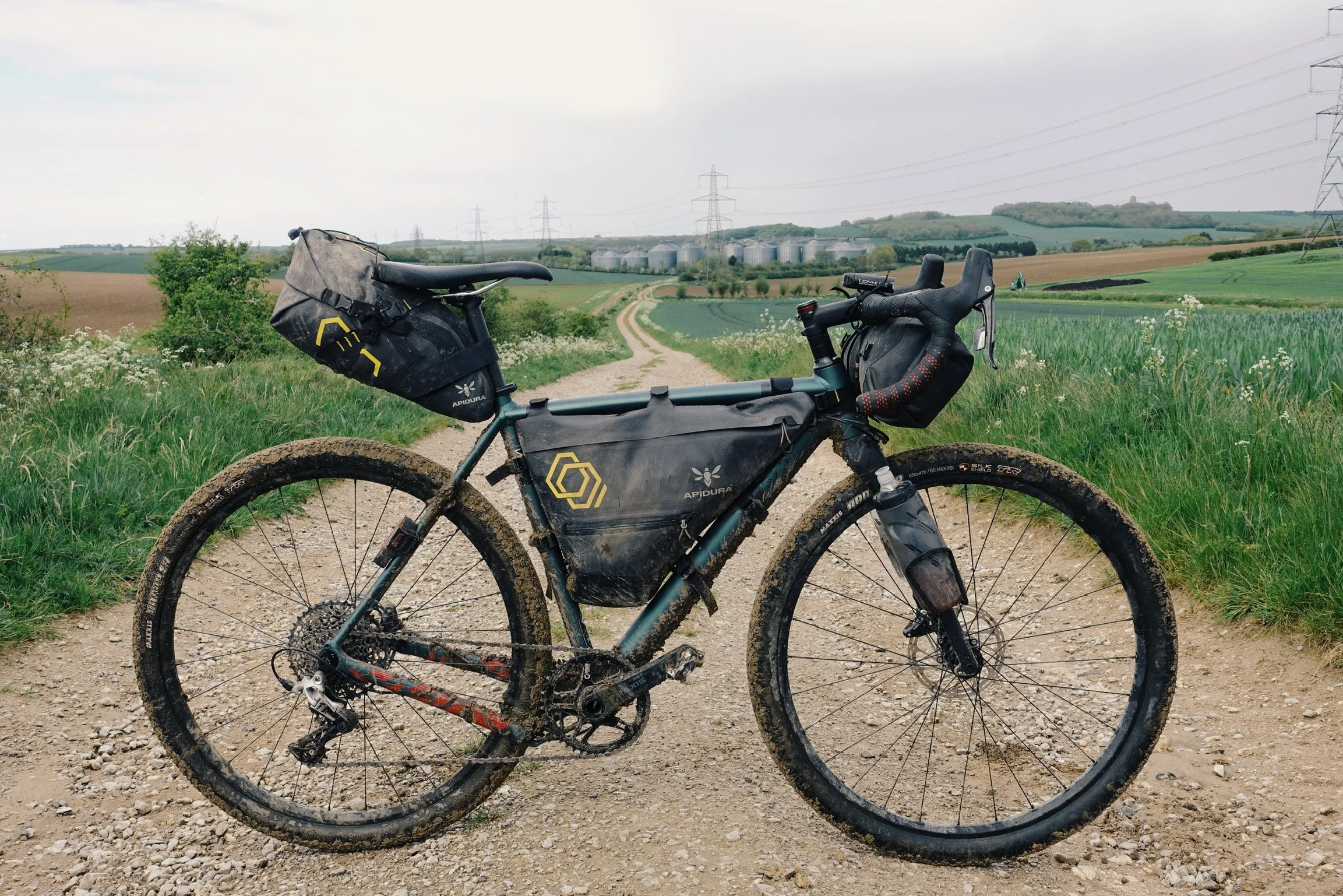 Chris Hunt's bikepacking setup for the Old Chalk Way