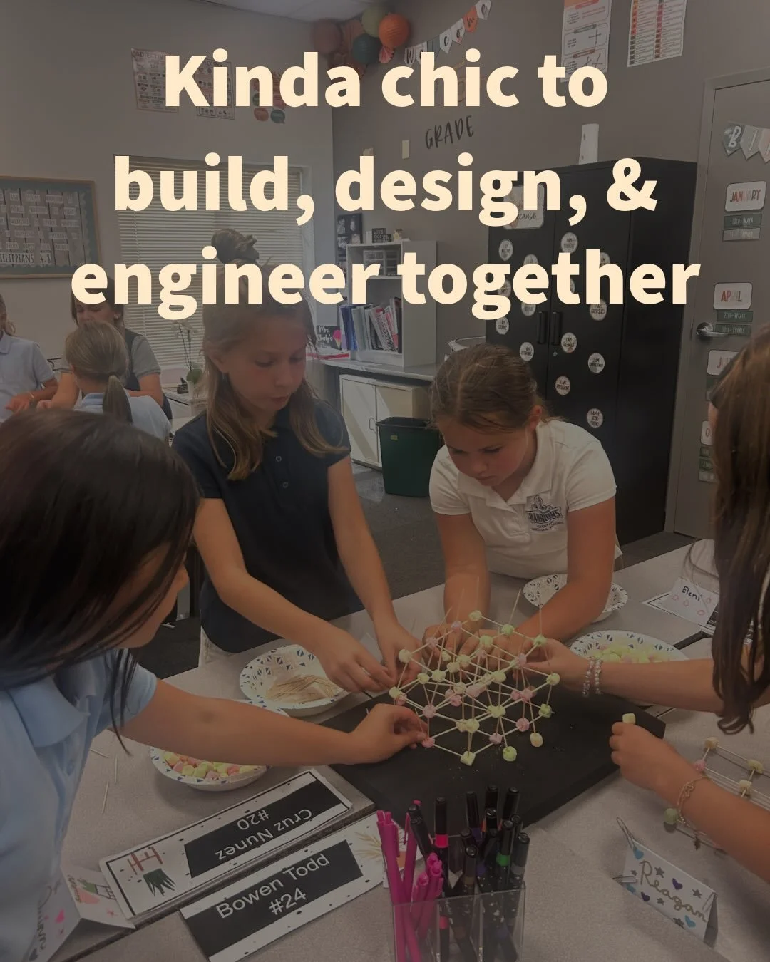 ✨ KINDA CHIC TO&hellip; ✨

Kinda chic to be the girl who asks &ldquo;why?&rdquo;
Kinda chic to get excited about science and math.
Kinda chic to create with art.
Kinda chic to build, design &amp; engineer.
Kinda chic to solve problems.
Kinda chic to 