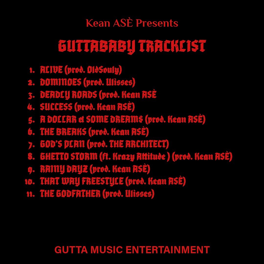 GUTTABABY TRACKLIST🏚️❤️

🚨07/02/2025🚨
.
.
.
.
#explorepage✨ #music #guttababy #album