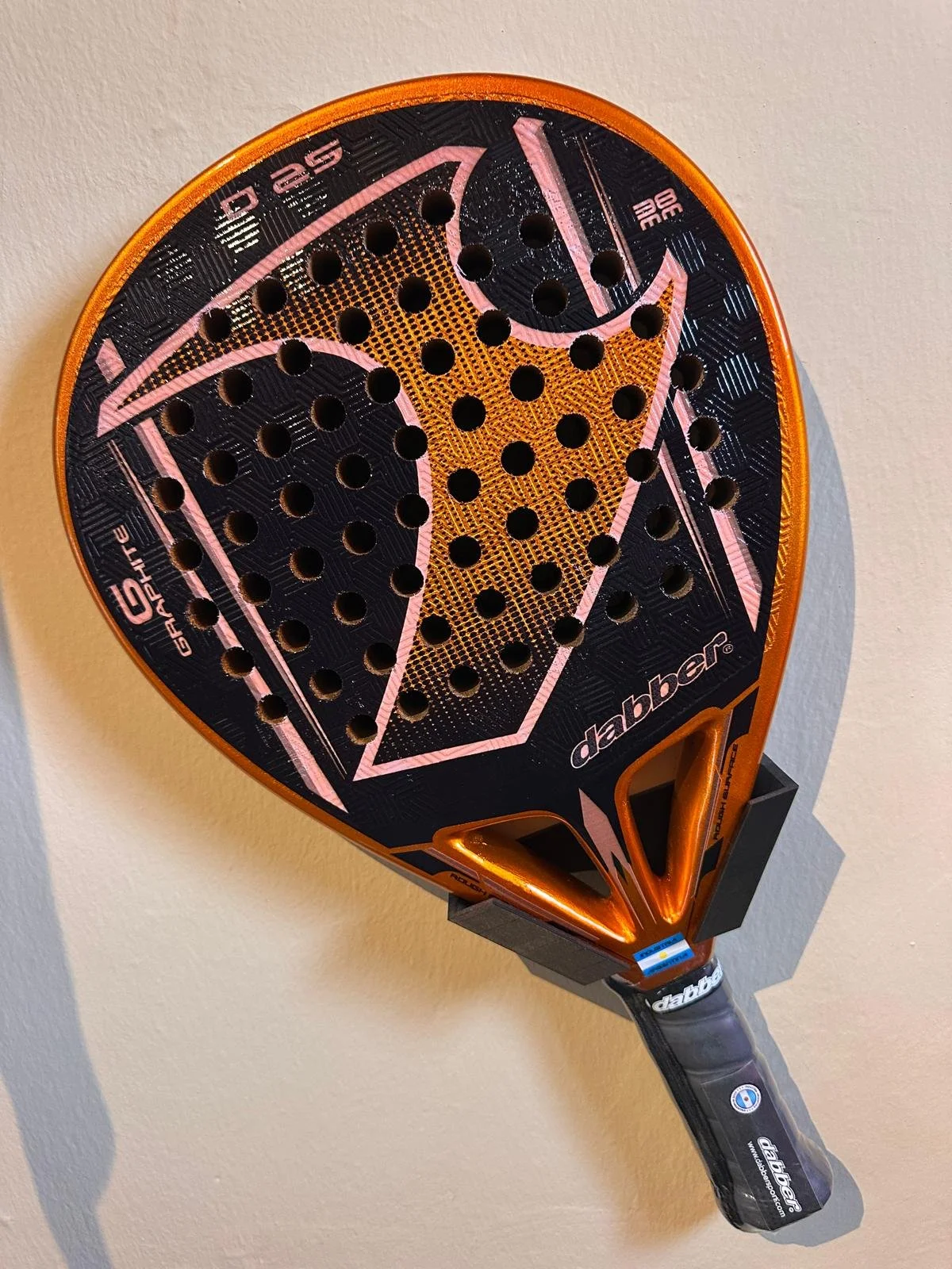 Racket Dabber D25 Black - Metallic Orange