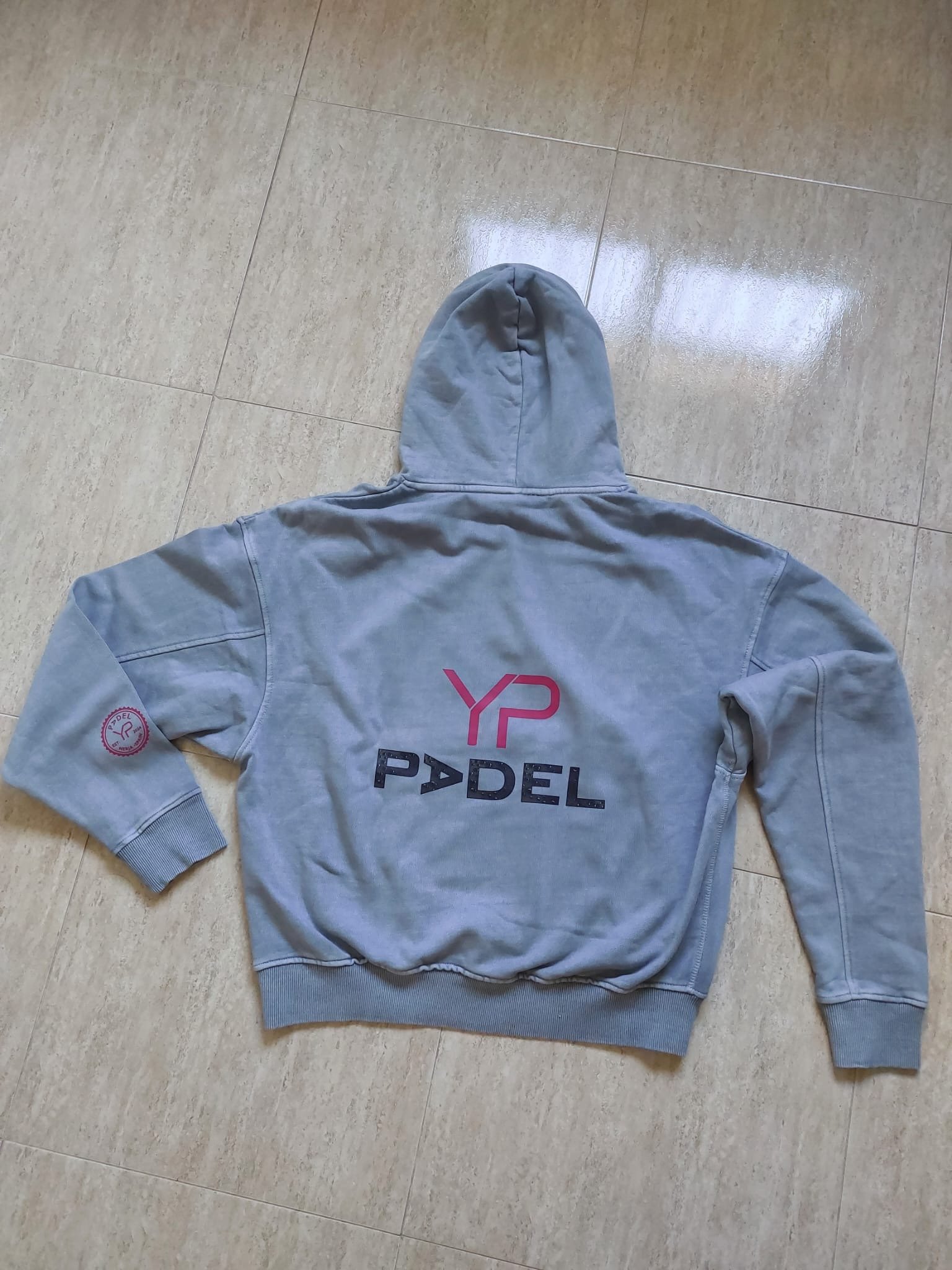 YP Padel Hoodie Grey - Ltd. Edition