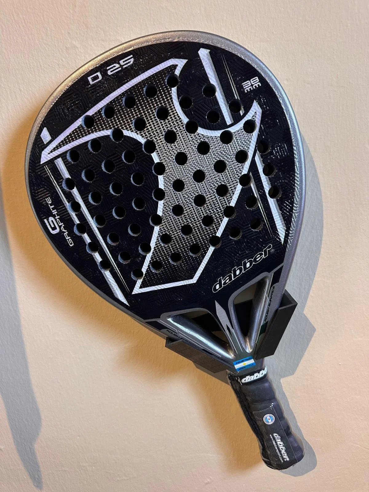 Racket Dabber D25 Black-Metallic Grey