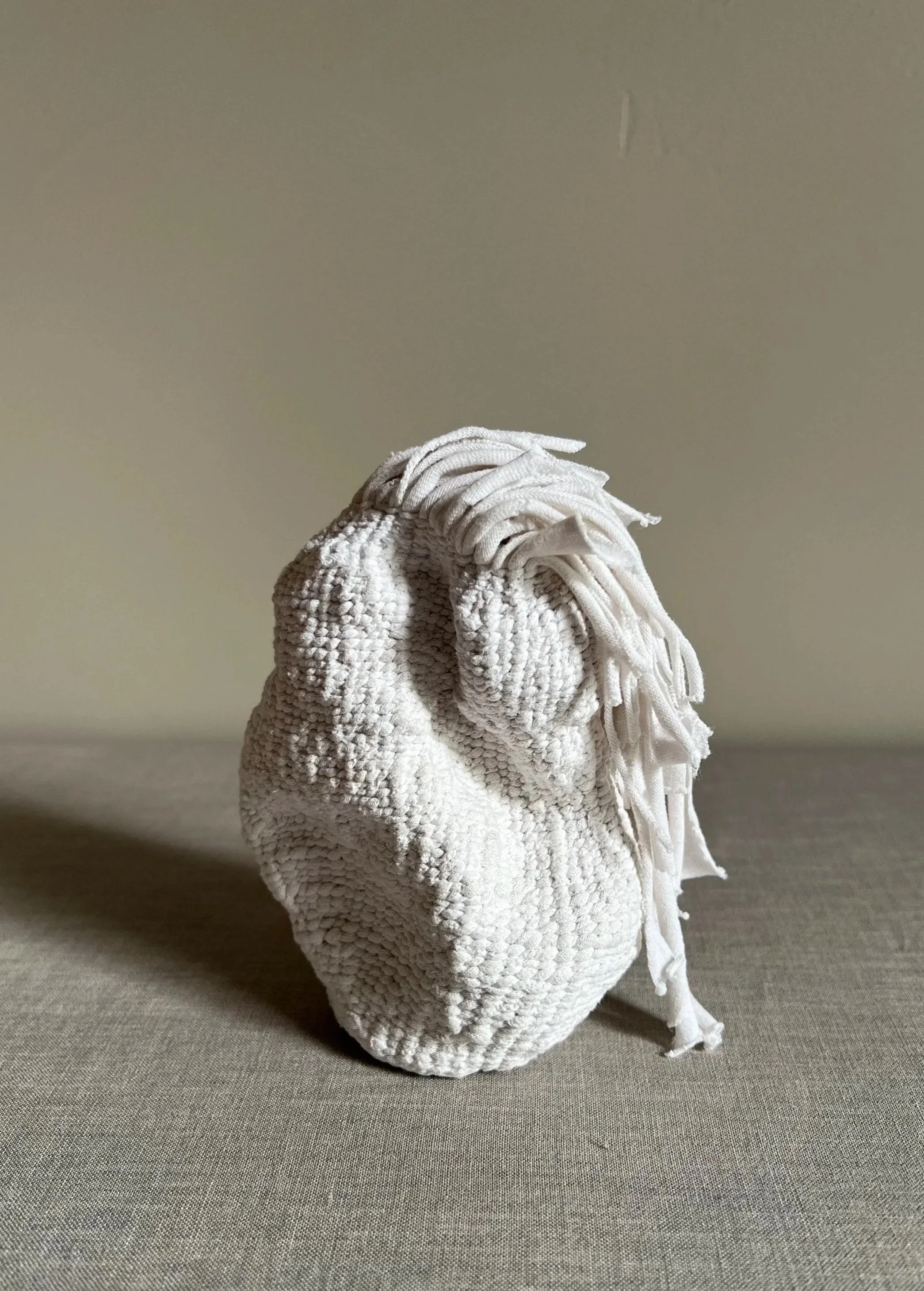 Isla's, 1990's upcycled cotton (5.5 in H x 4 in W x 3.5 in D), (No. 4), 2025 