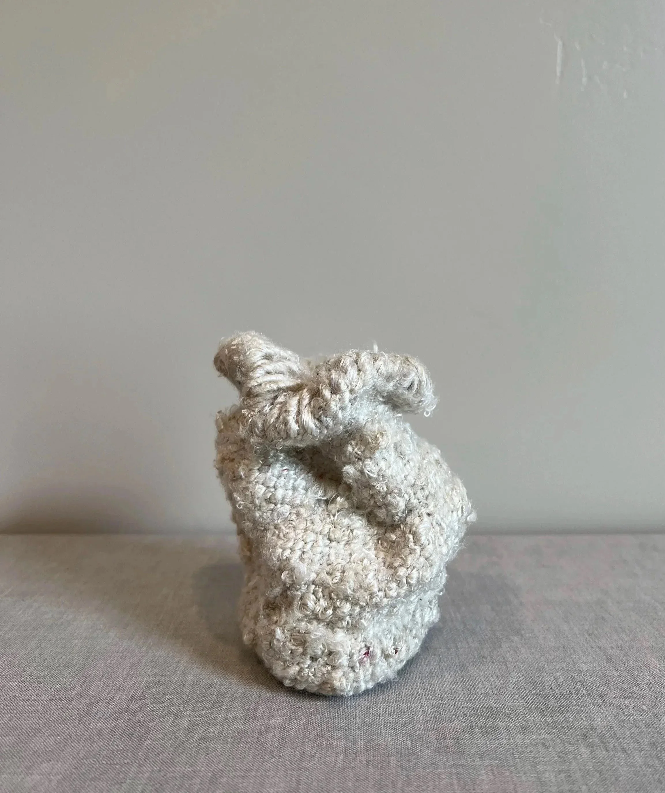 Mourning Dove, recycled silk (4.5 in H x 4 in W x 4 in D), (No. 8), 2026