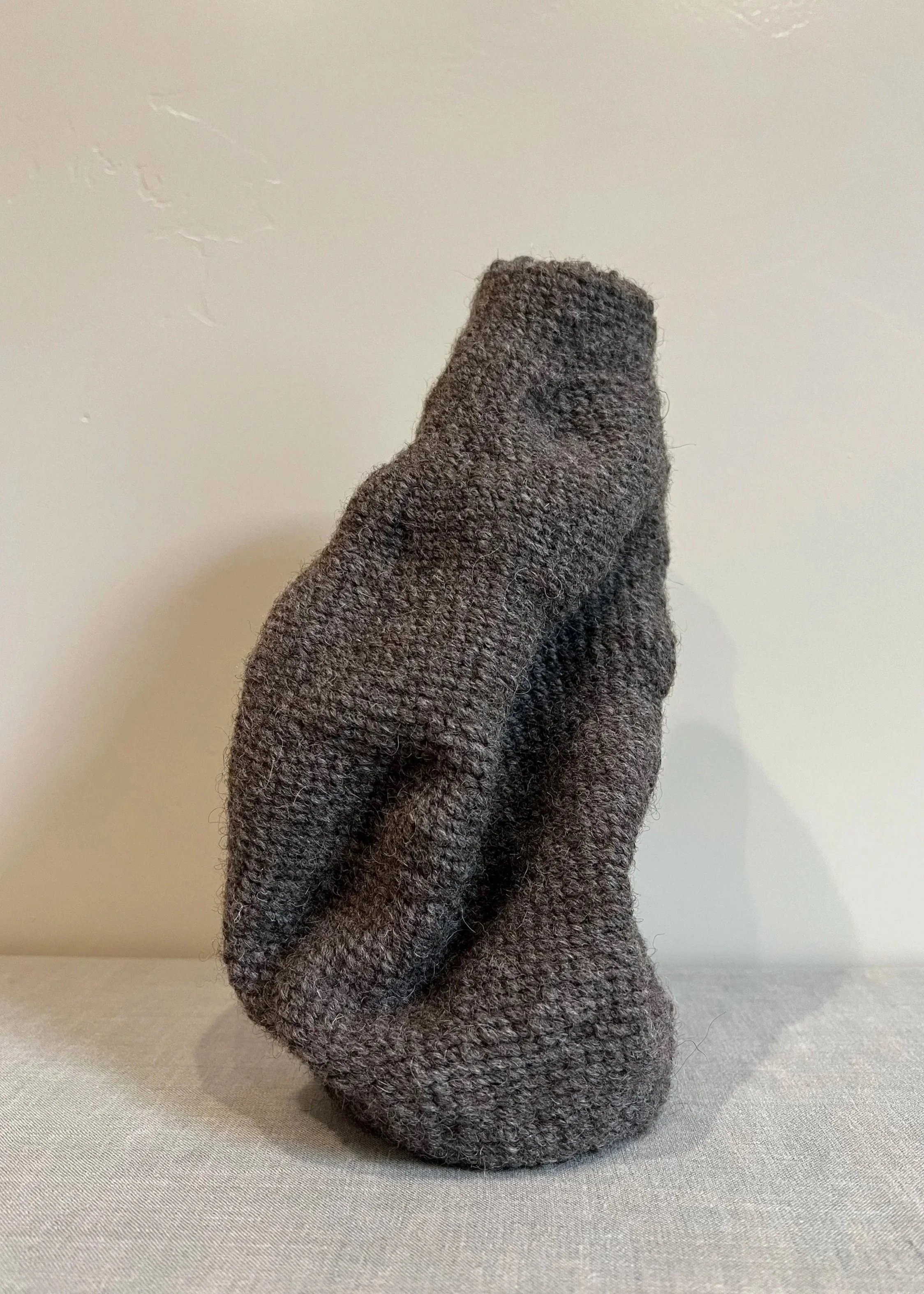 Nearing (Au' Marie), handmade wool cordage (11 in H x 5 in W  x 4 in D), (No. 2), 2025