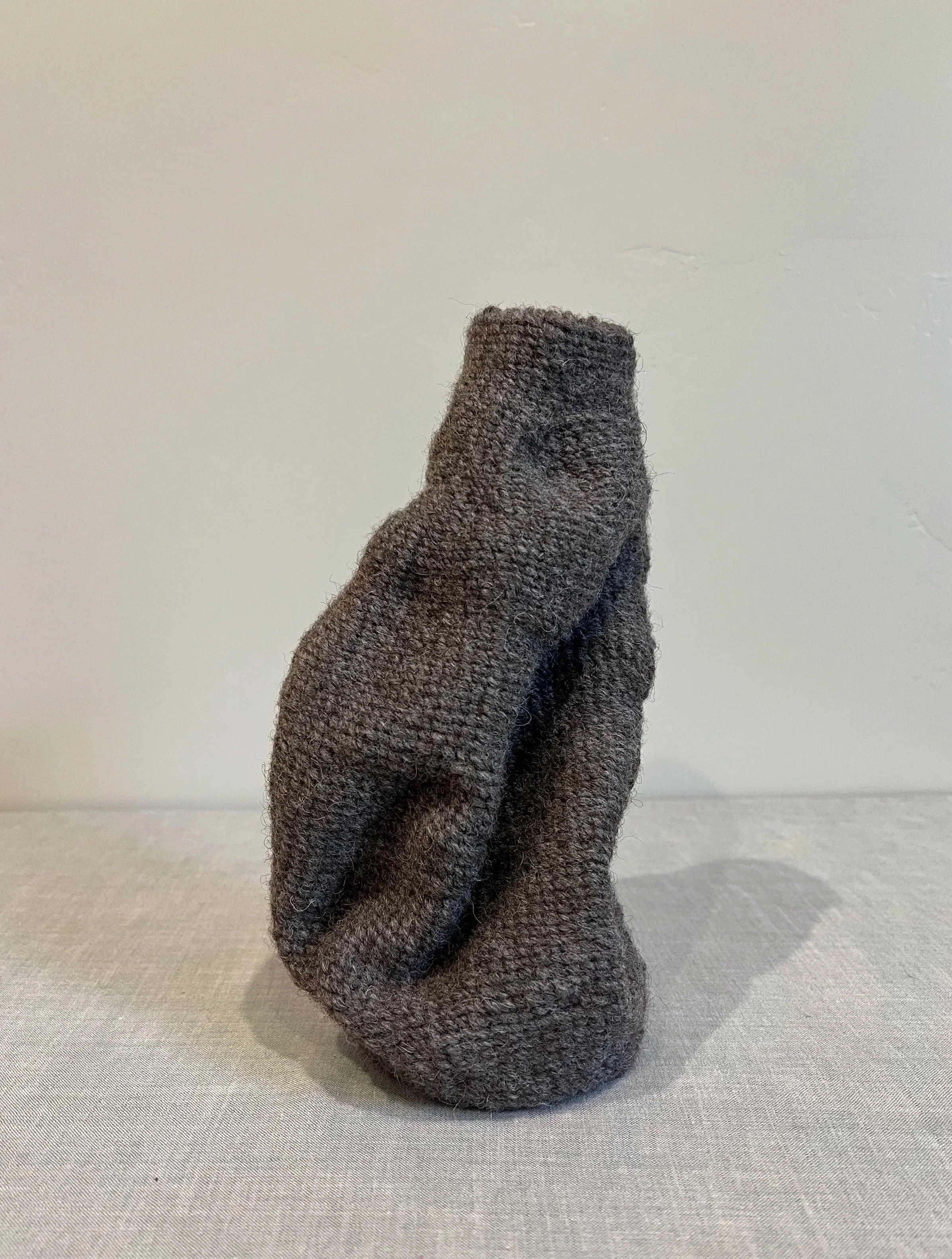 Nearing (au' Marie), handmade wool cordage (11 in H x 5 in W  x 4 in D), (no. 2) 2025