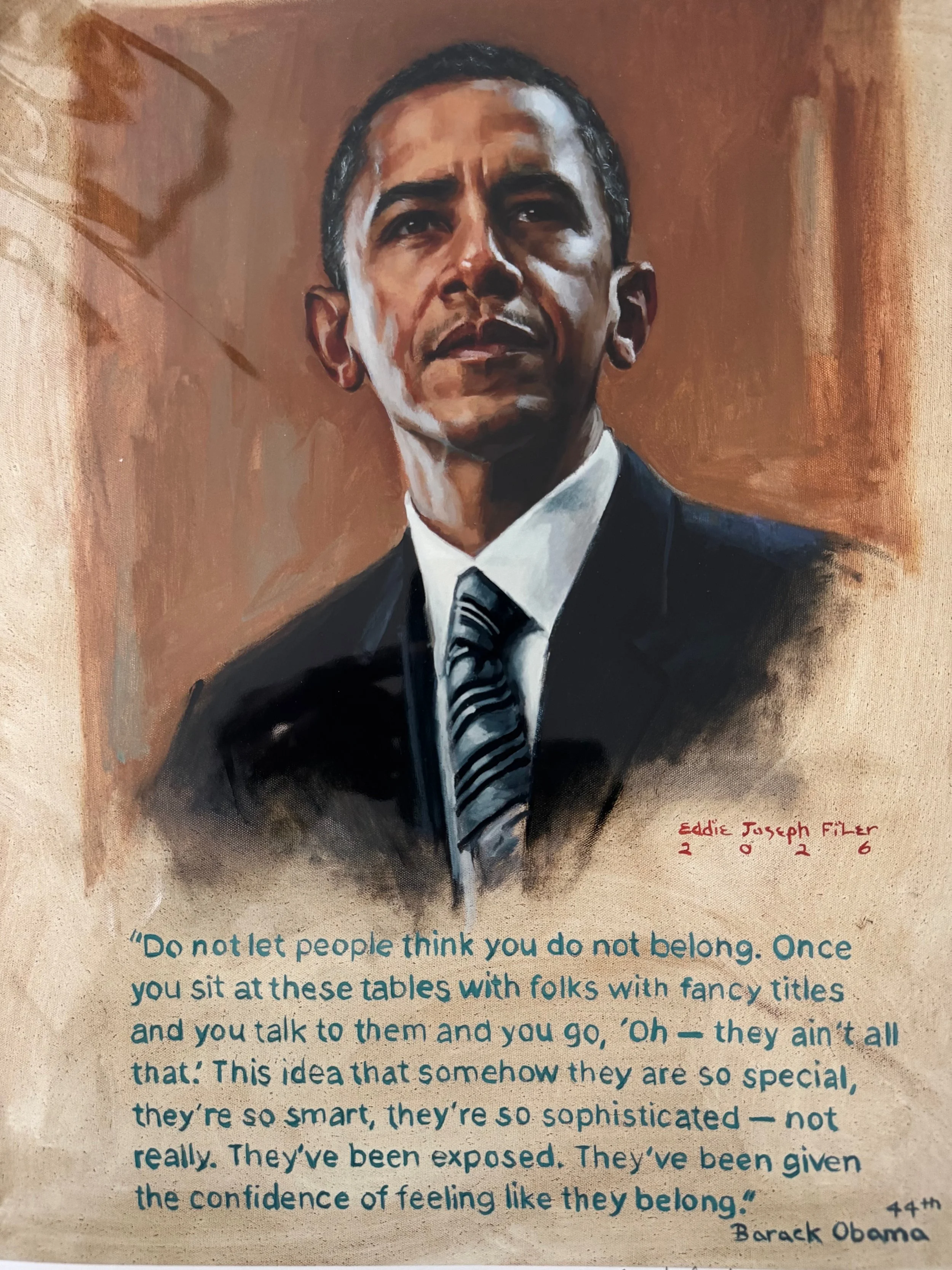 Obama Canvas Print