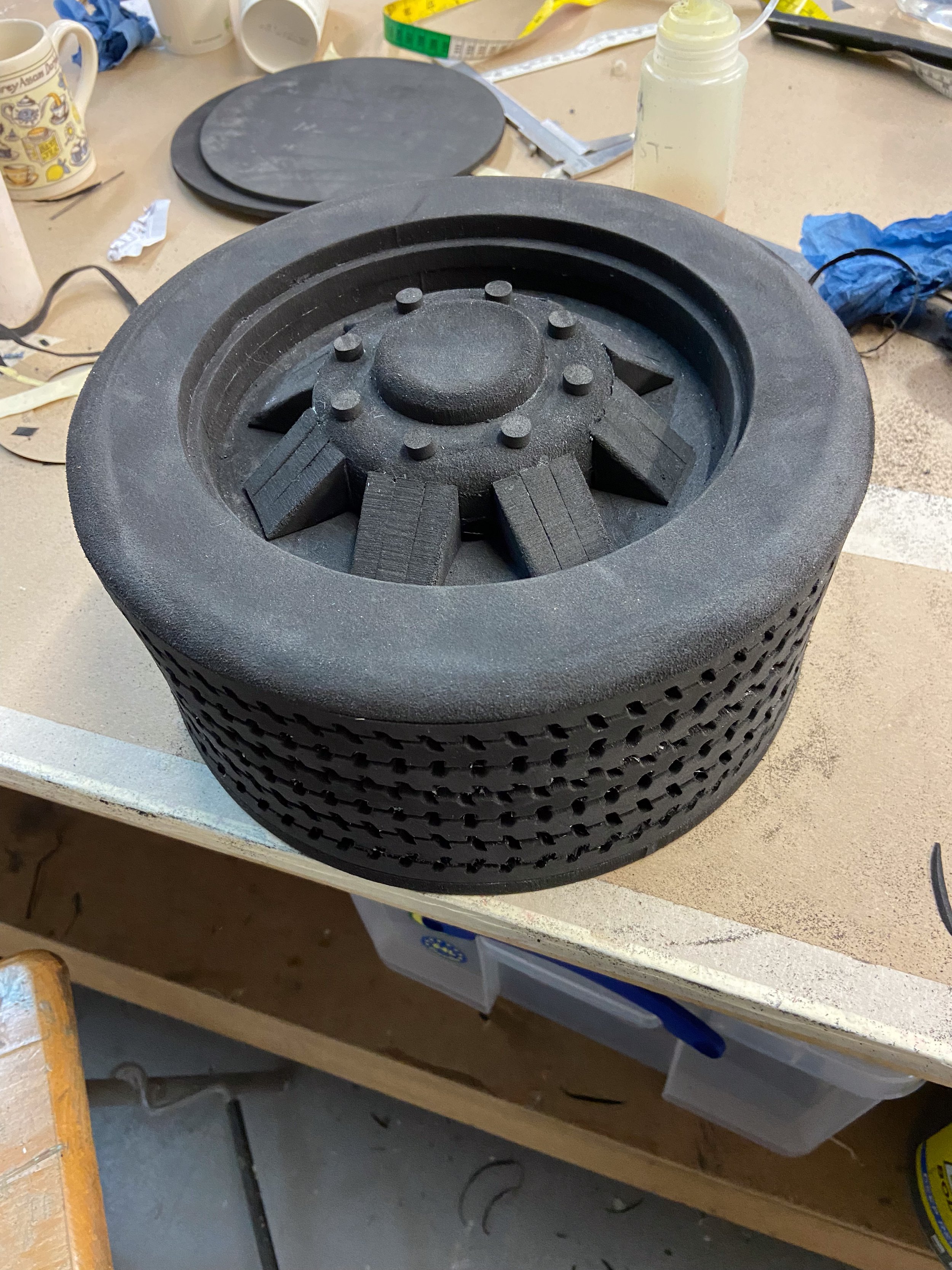Completed tyre