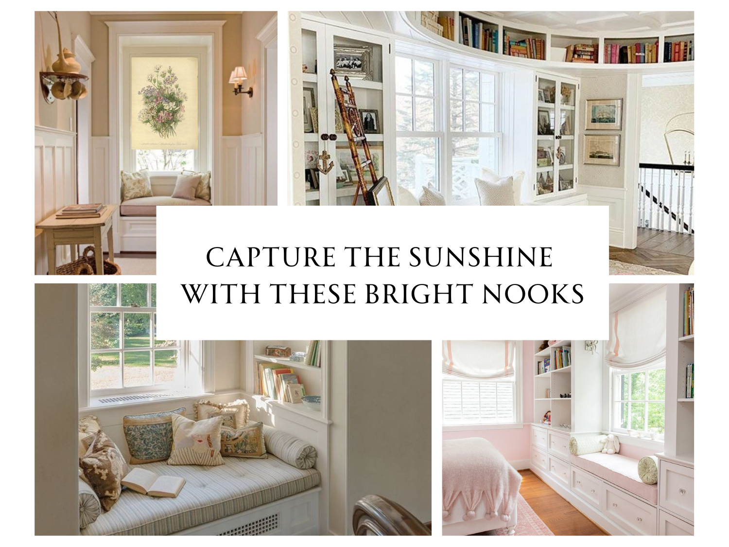 Capture the Sunshine this Spring with these Bright Nook ideas