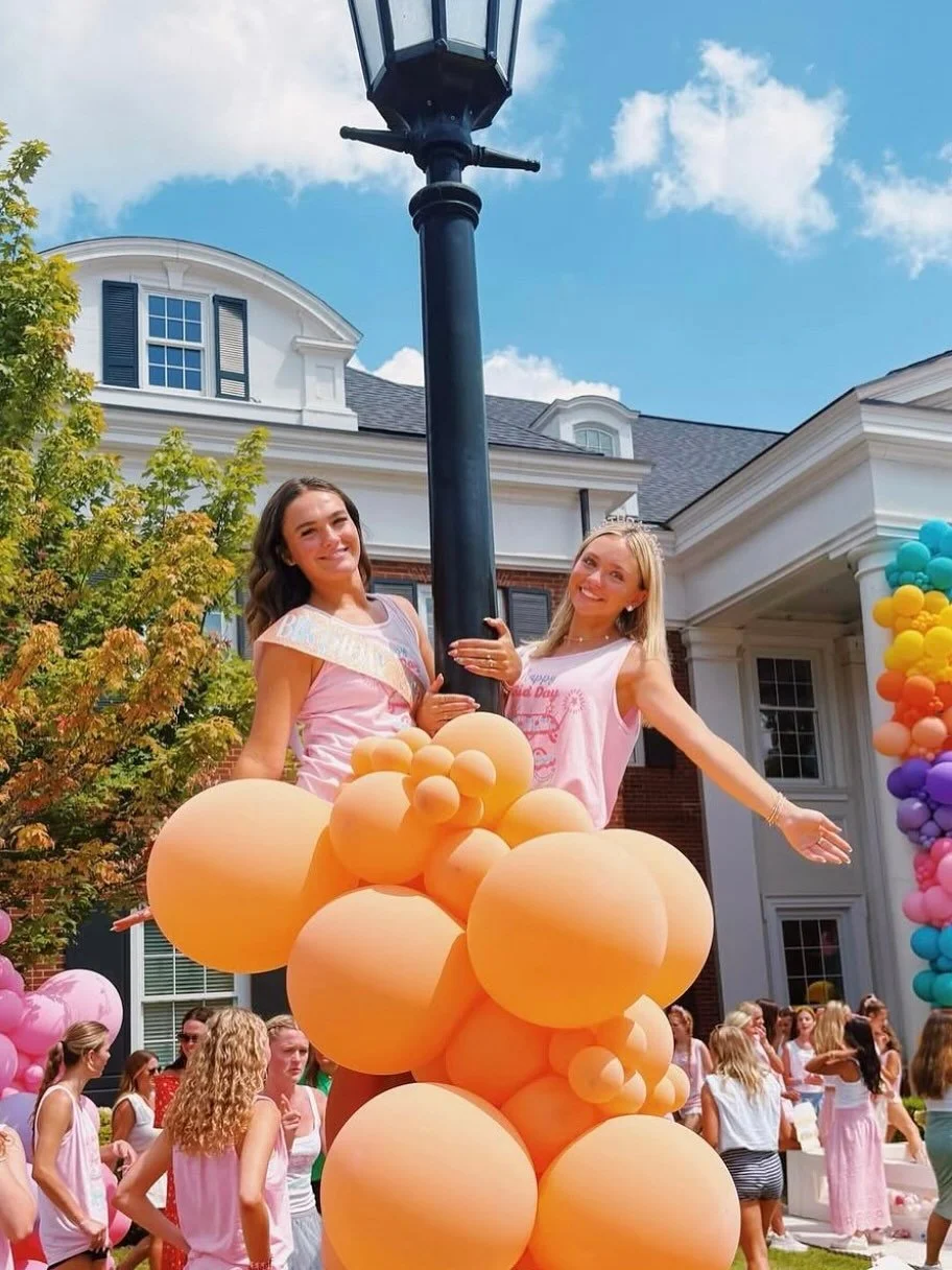 Living the Lyre Life! ❤️💚❤️💚 @milangspencer &amp; @kate_perkinss so excited you found your @arkansasaxo letters!!