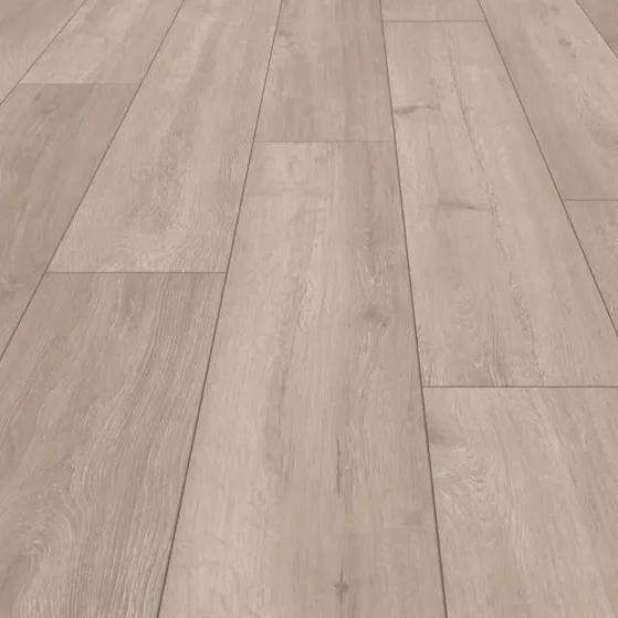 Close-up photo of light-colored wooden floor planks.