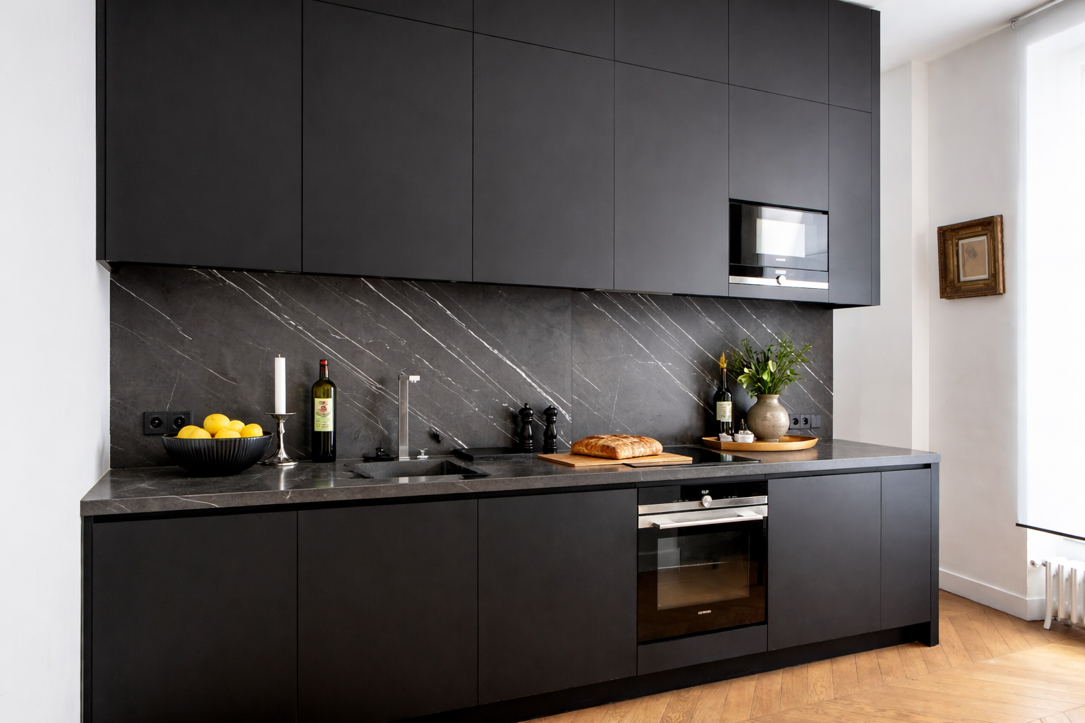 Cuisine contemporaine minimaliste – architecture intérieure 2026